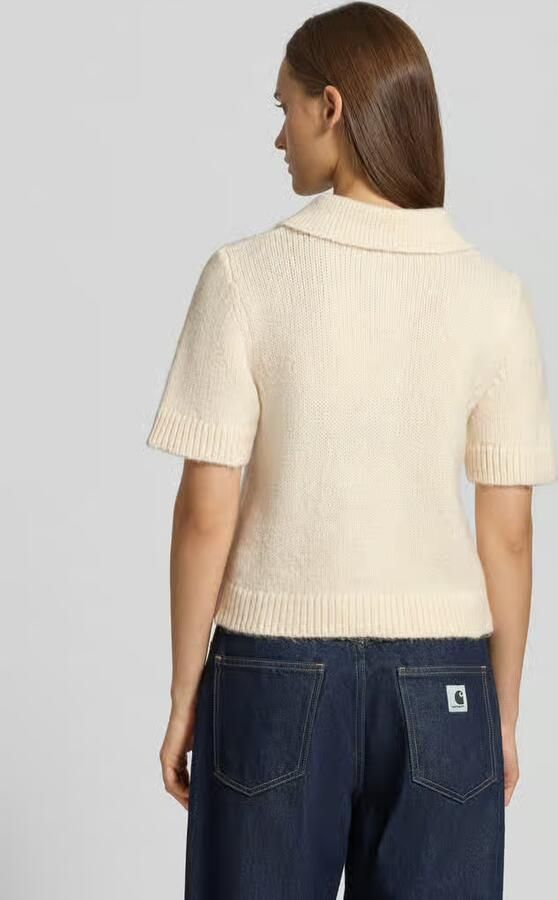 Gina Tricot Gebreide cardigan met 1 2-mouwen en met wol