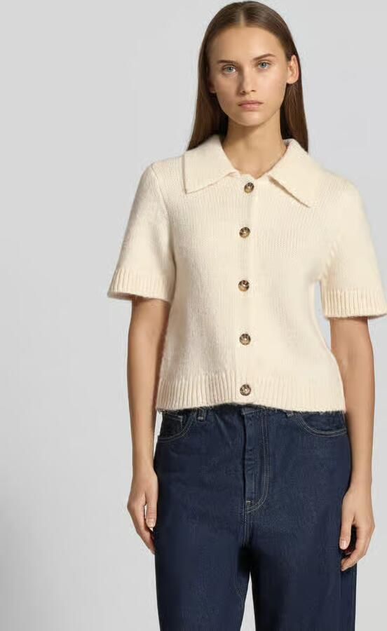 Gina Tricot Gebreide cardigan met 1 2-mouwen en met wol - Foto 2