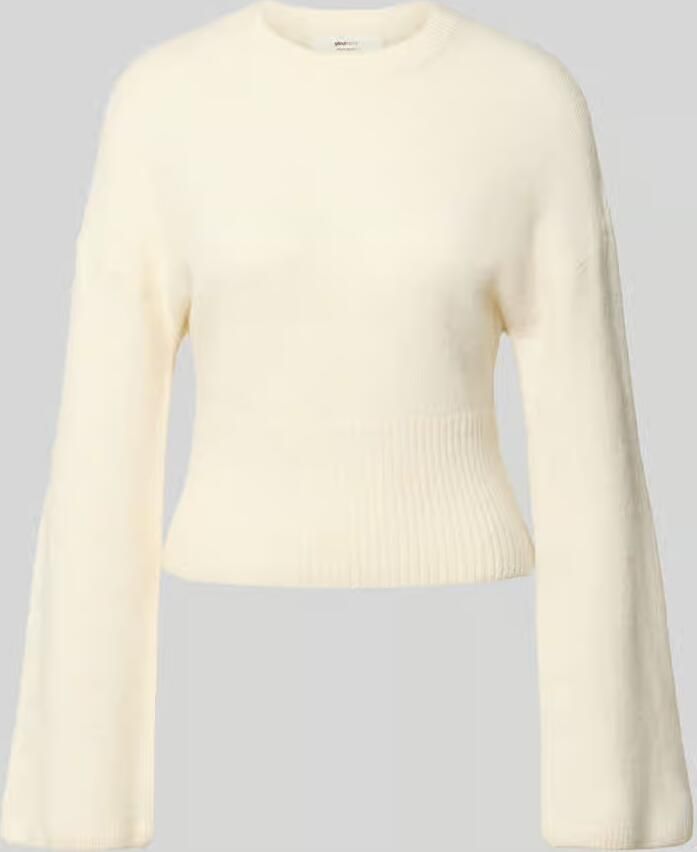 Gina Tricot Gebreide pullover met wijde mouwen model 'Stella'