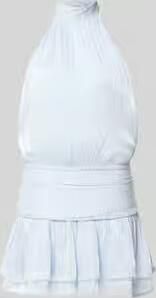 Gina Tricot halterjurk mini-jurk met tailleband