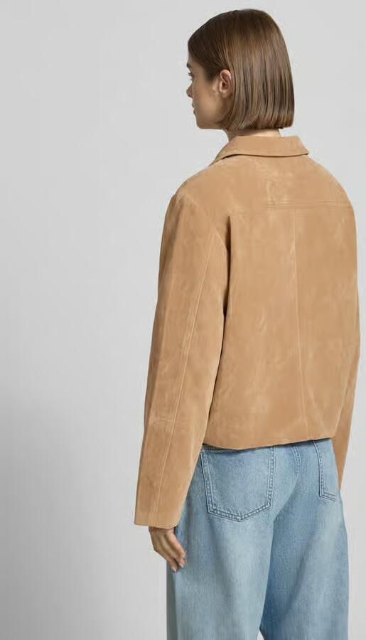 Gina Tricot Jack in leerlook met kentkraag model 'Trine' - Foto 3