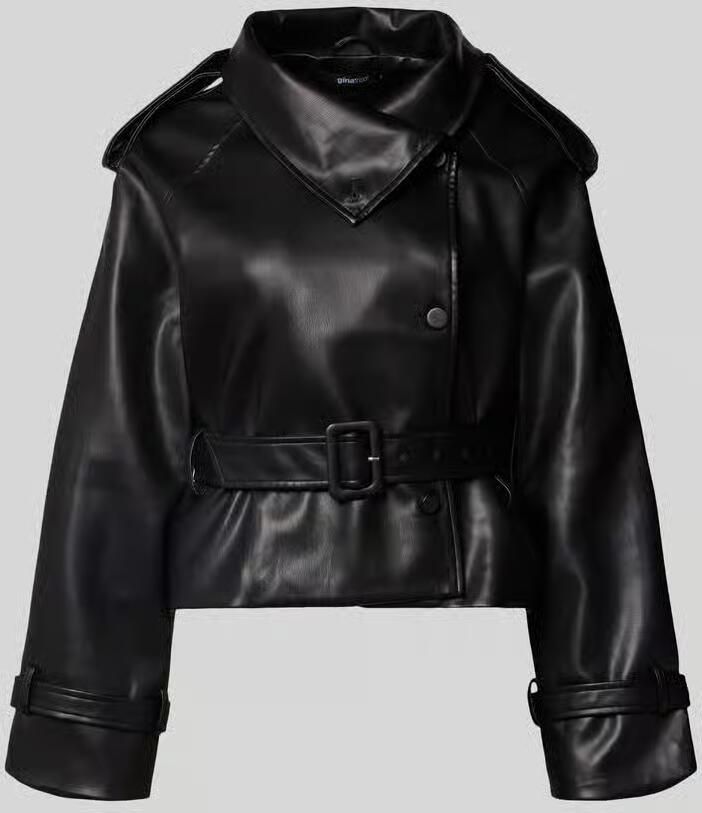 Gina Tricot Jack in leerlook met riem
