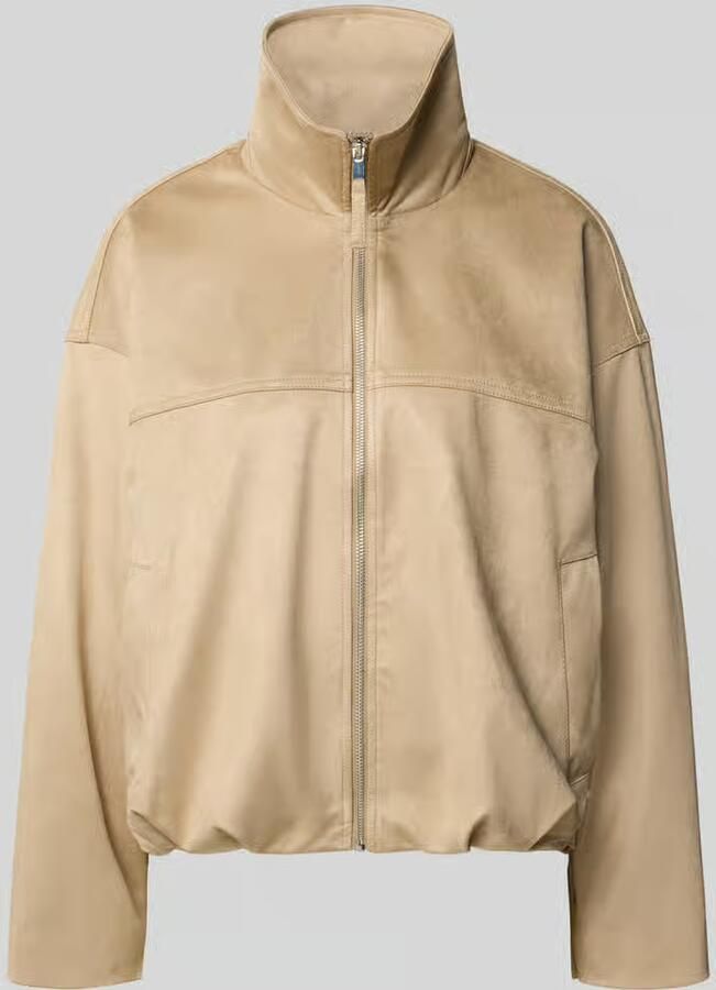 Gina Tricot Jack in leerlook met ritssluiting en steekzakken - Foto 2