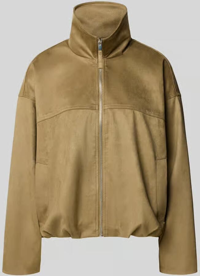 Gina Tricot Jack in leerlook met ritssluiting en steekzakken - Foto 2