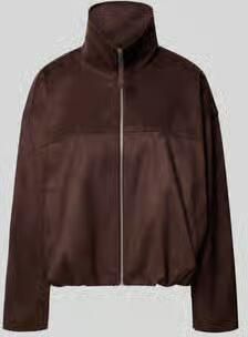 Gina Tricot Jack in leerlook met ritssluiting en steekzakken