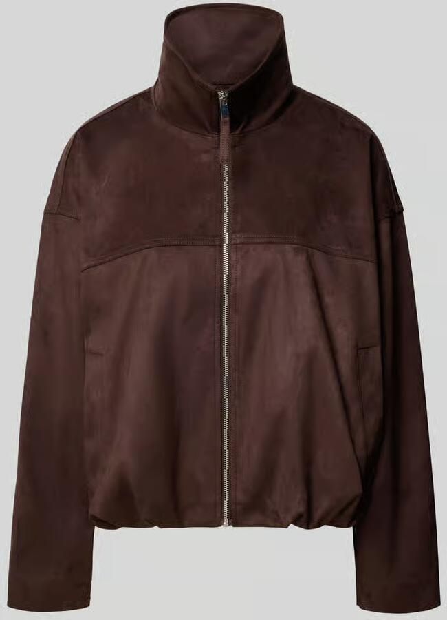 Gina Tricot Jack in leerlook met ritssluiting en steekzakken - Foto 2