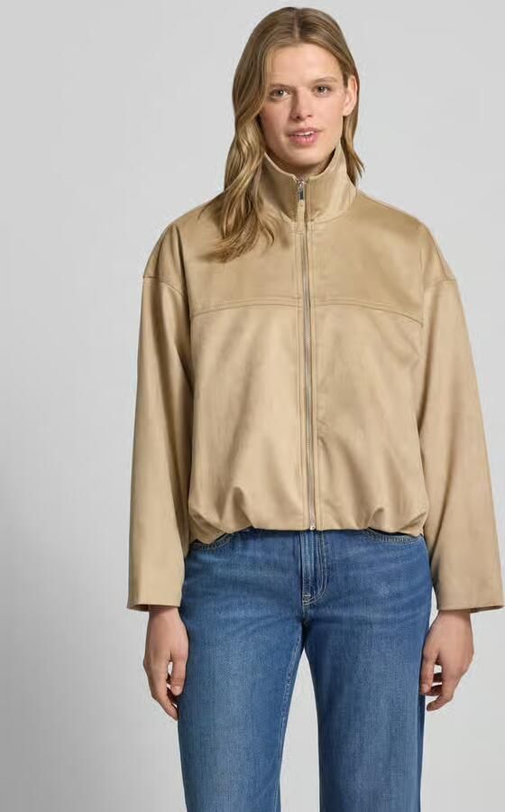 Gina Tricot Jack in leerlook met ritssluiting en steekzakken - Foto 3