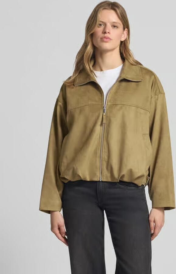 Gina Tricot Jack in leerlook met ritssluiting en steekzakken - Foto 2