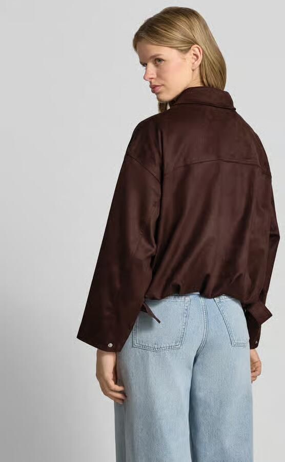 Gina Tricot Jack in leerlook met ritssluiting en steekzakken - Foto 3