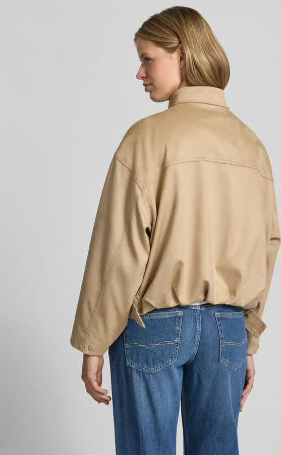 Gina Tricot Jack in leerlook met ritssluiting en steekzakken - Foto 4