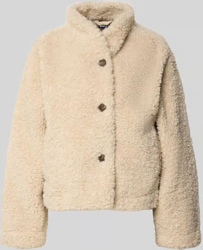 Gina Tricot Jack van teddybont met opstaande kraag model 'Pile' - Foto 2