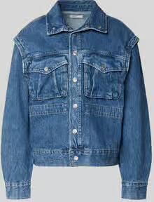 Gina Tricot jeansjack met klepzakken model 'Isabel'