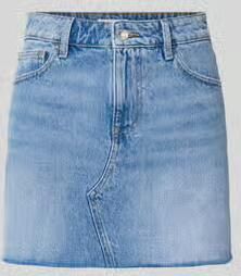 Gina Tricot denim spijkerrok medium blue denim - Foto 5