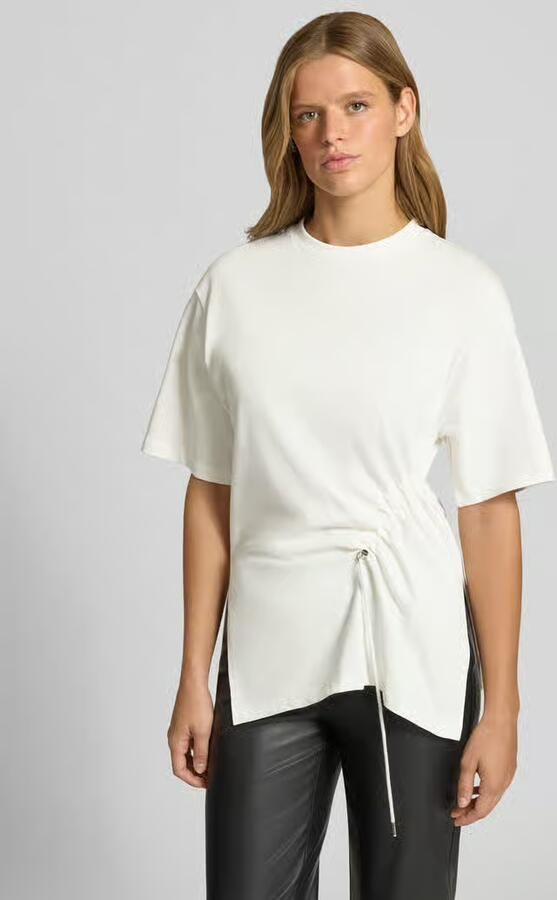 Gina Tricot Lang shirt met ronde hals en tunnelkoord - Foto 2