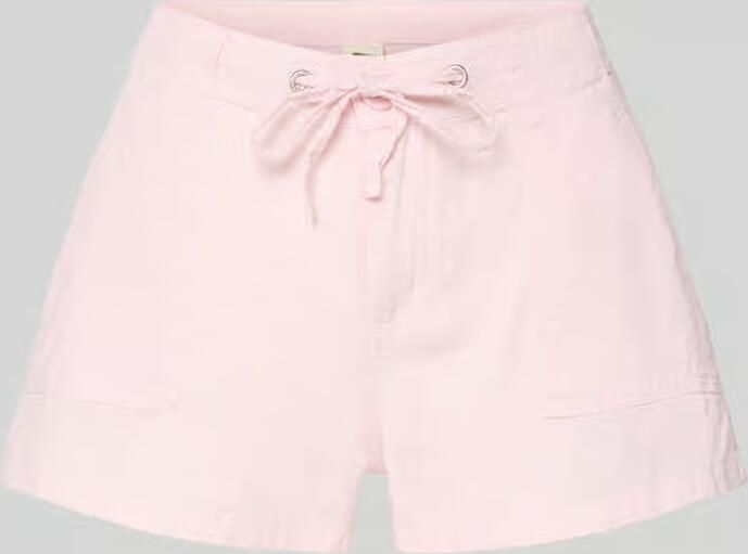 Gina Tricot Linnen short met bindriem en steekzakken - Foto 2