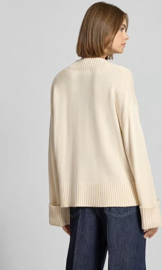 Gina Tricot Loose fit gebreide pullover met wol