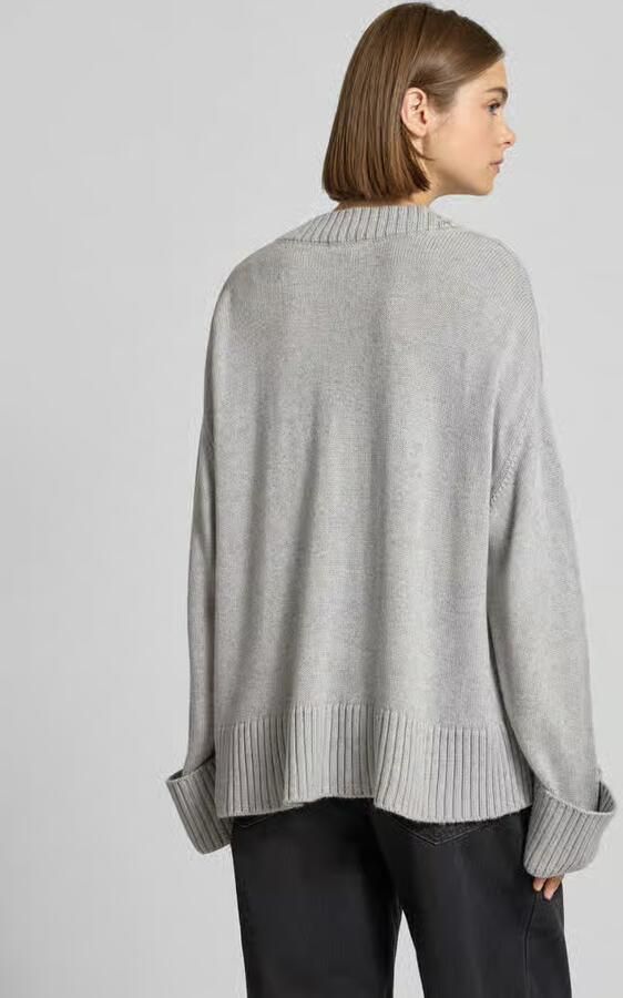 Gina Tricot Loose fit gebreide pullover met wol