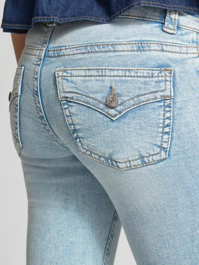 Gina Tricot Low bootcut jeans met steekzakken model 'Y2k'