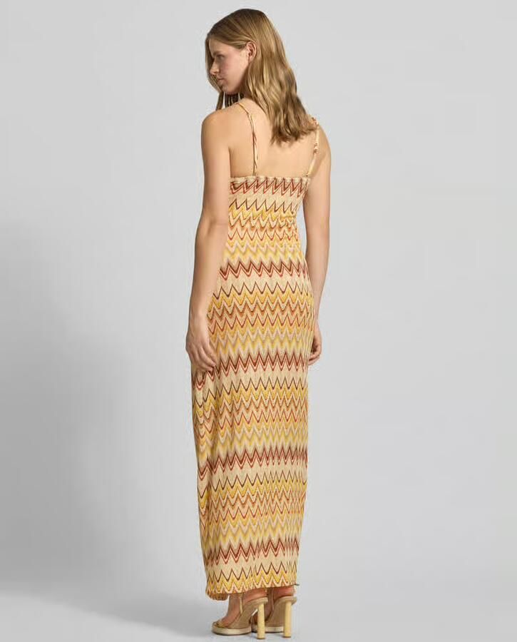 Gina Tricot maxi-jurk in all-over look - Foto 3