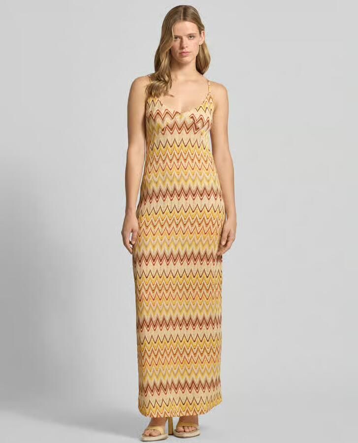 Gina Tricot maxi-jurk in all-over look - Foto 2