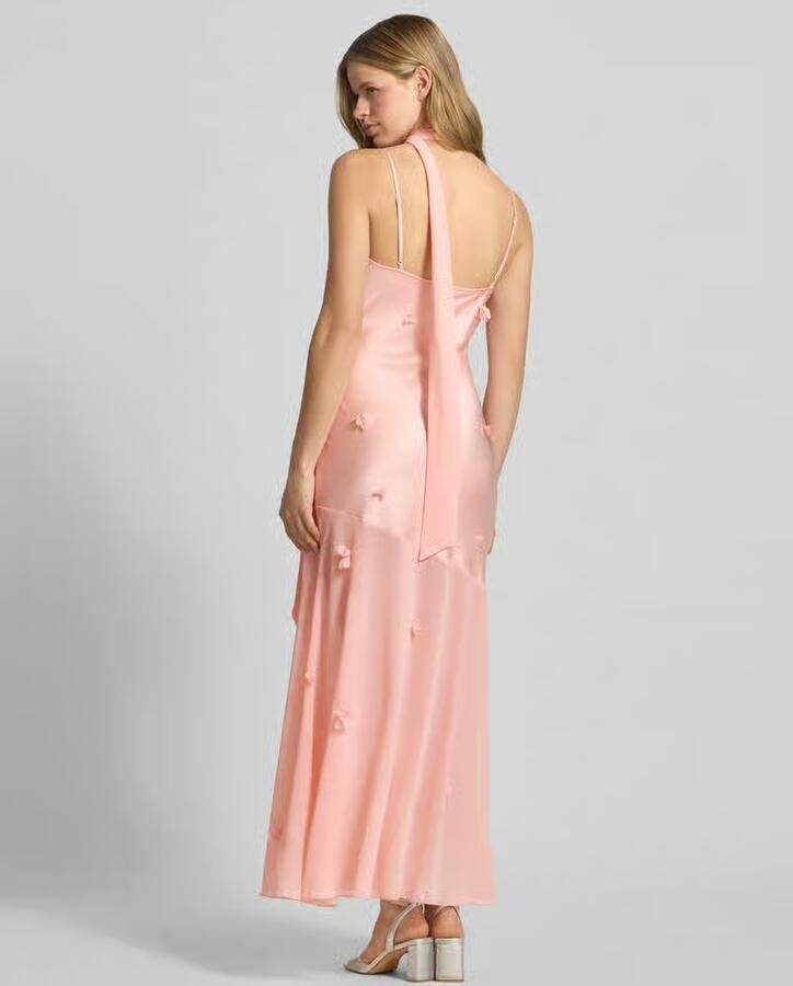 Gina Tricot maxi-jurk met bloemengarnering - Foto 3