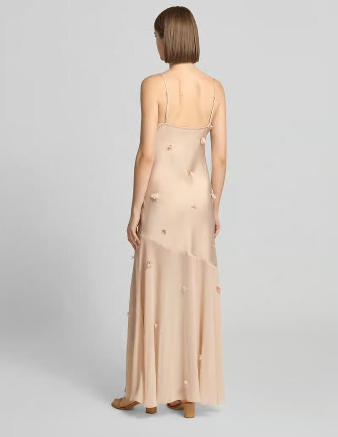 Gina Tricot maxi-jurk met bloemengarnering