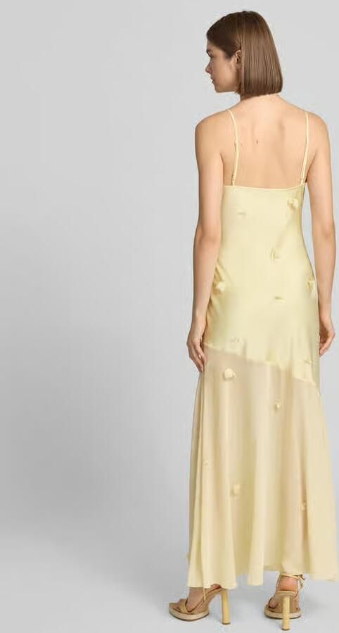 Gina Tricot maxi-jurk met bloemengarnering - Foto 3