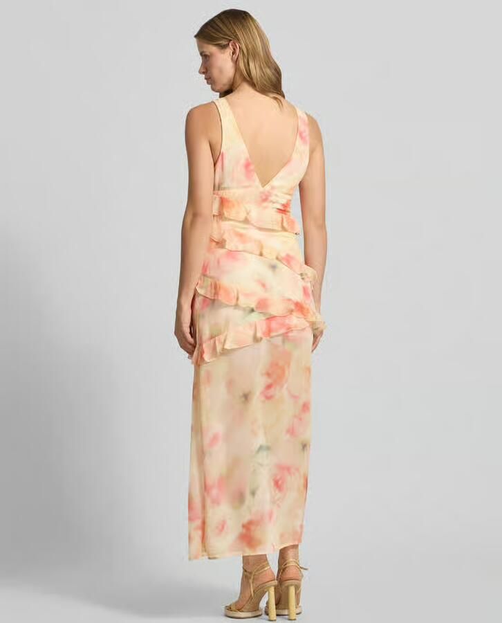 Gina Tricot maxi-jurk met ruches - Foto 2