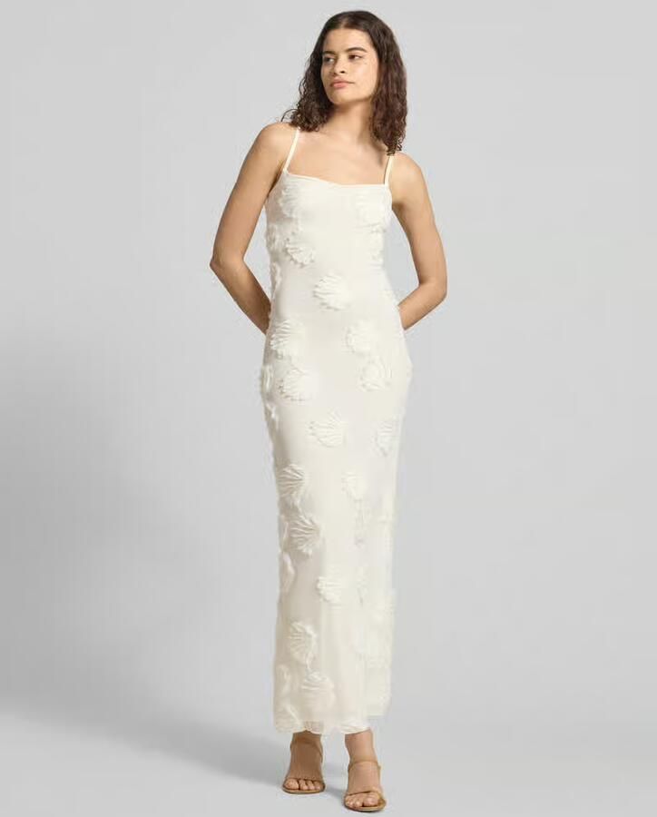 Gina Tricot maxi-jurk met verstelbare bandjes spaghettibandjes - Foto 3