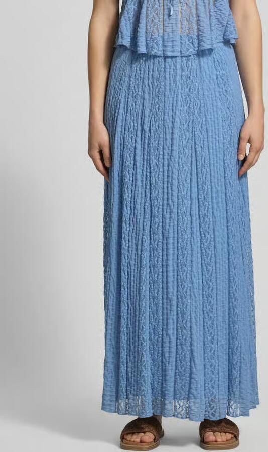 Gina Tricot Maxirok met kant en elastische tailleband - Foto 3