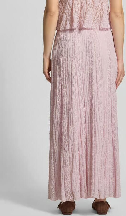 Gina Tricot Maxirok met kant en elastische tailleband