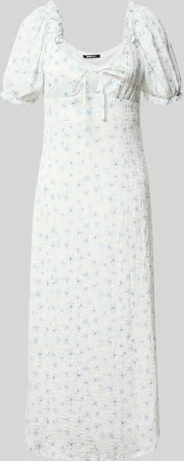 Gina Tricot Midi-jurk in kreuklook model 'Ilma'