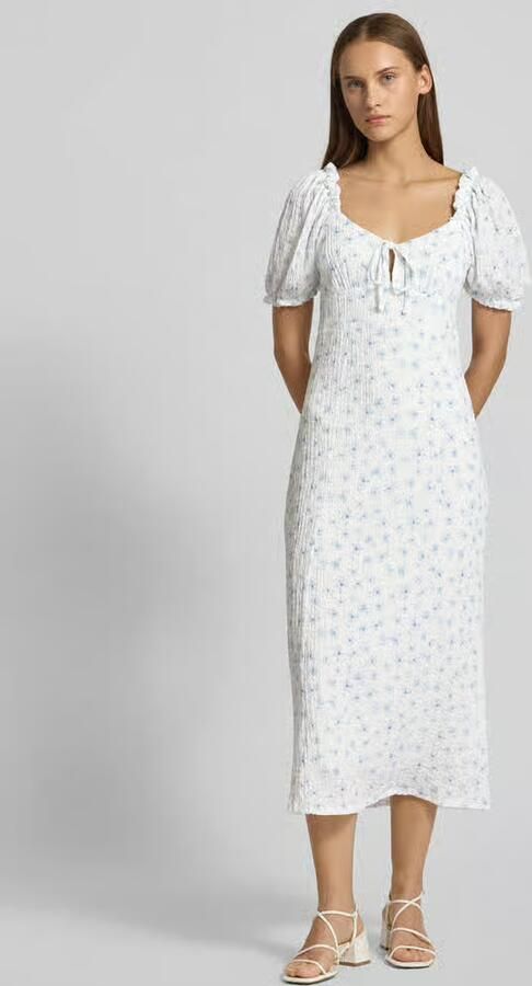 Gina Tricot Midi-jurk in kreuklook model 'Ilma' - Foto 2