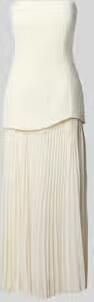 Gina Tricot midi-jurk in plissé-look met viscose