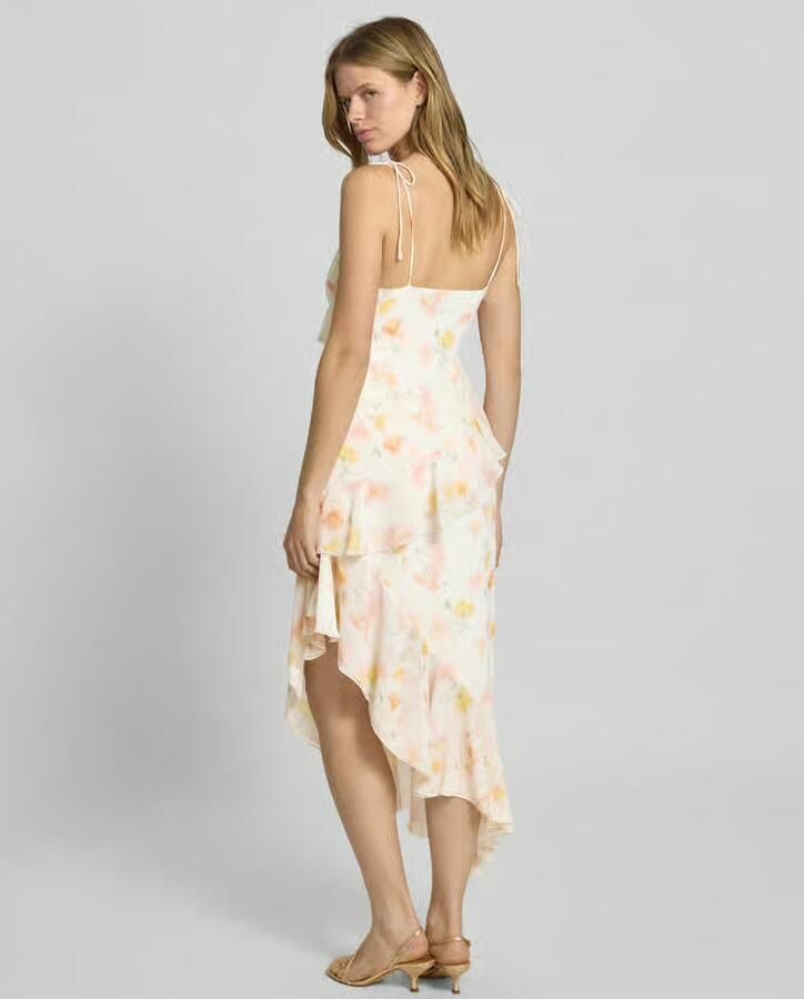 Gina Tricot Midi-jurk met volants en V-hals - Foto 3
