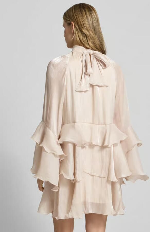Gina Tricot mini-jurk in laagjeslook model 'Flowy frill' - Foto 2