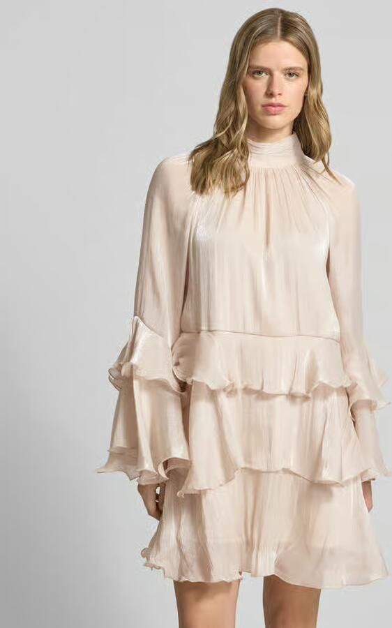 Gina Tricot mini-jurk in laagjeslook model 'Flowy frill' - Foto 3