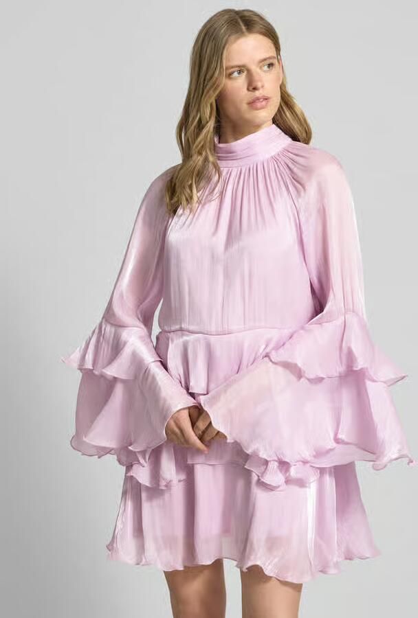 Gina Tricot mini-jurk in laagjeslook model 'Flowy frill' - Foto 2