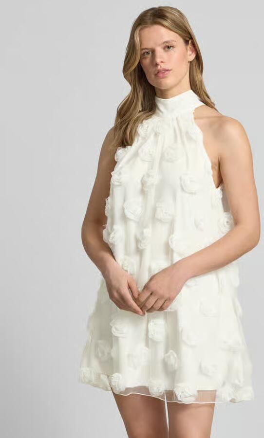 Gina Tricot mini-jurk met bloemenapplicaties - Foto 2