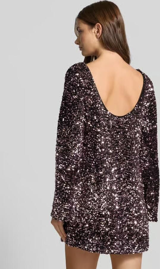 Gina Tricot Mini-jurk met pailletten model 'Loose Seqiun' - Foto 3