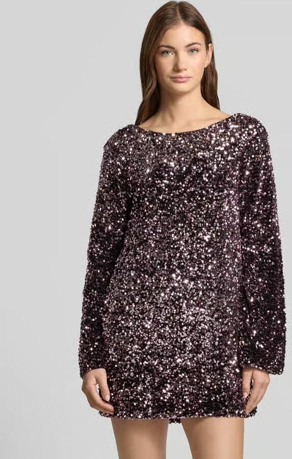 Gina Tricot Mini-jurk met pailletten model 'Loose Seqiun' - Foto 2