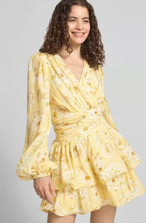 Gina Tricot Mini-jurk van viscosemix met ruches - Foto 3