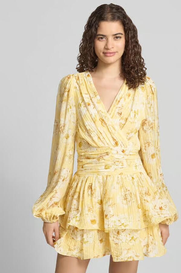 Gina Tricot Mini-jurk van viscosemix met ruches - Foto 3