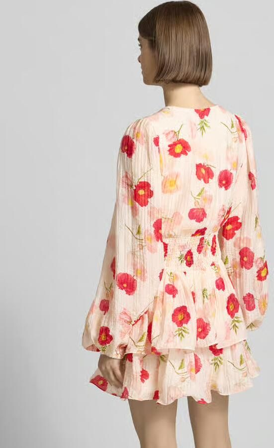 Gina Tricot mini-jurk van viscosemix met V-hals - Foto 3