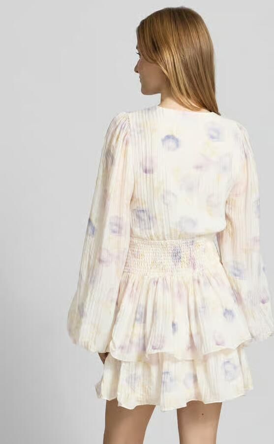 Gina Tricot mini-jurk van viscosemix met V-hals - Foto 3