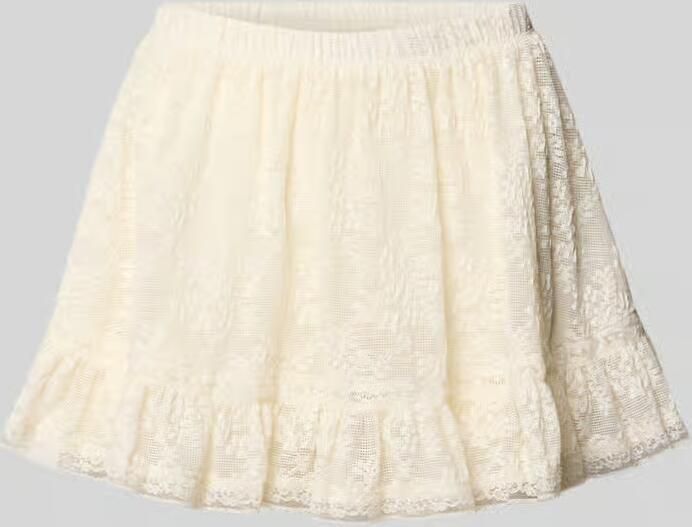 Gina Tricot Minirok van kant met elastische band - Foto 2