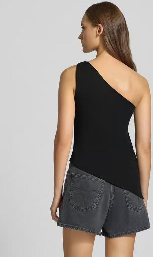 Gina Tricot One shoulder-top met plooien - Foto 2