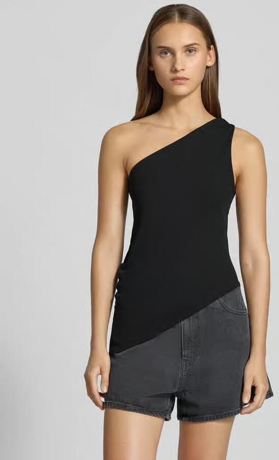 Gina Tricot One shoulder-top met plooien - Foto 3