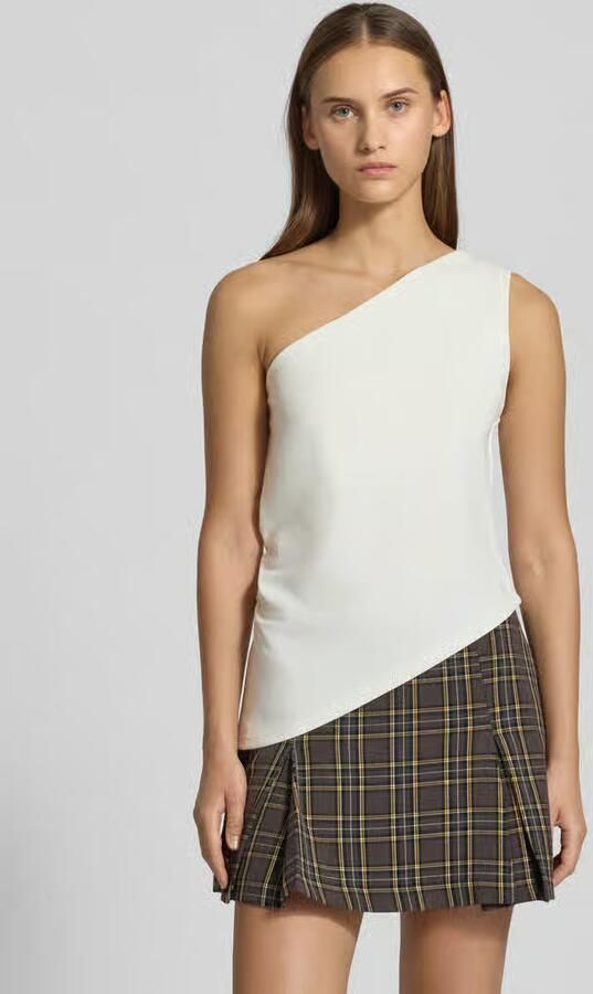 Gina Tricot One shoulder-top met plooien - Foto 3