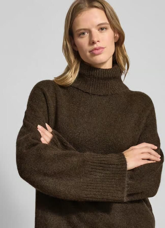 Gina Tricot Oversized gebreide pullover met col